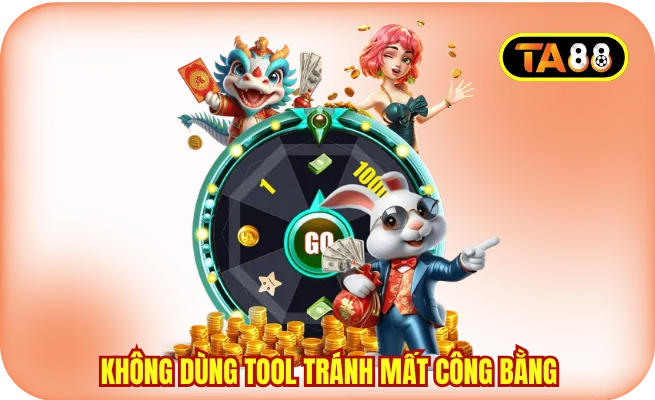 Không sử dụng tool tránh mất công bằng